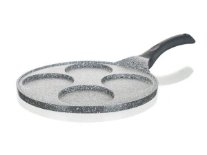 Patelnia na 4 racuchy GRANITE Grey 26cm