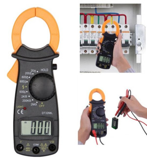 Miernik Multimetr Cęgowy Cyfrowy Elektroniczny Lcd Uniwersalny