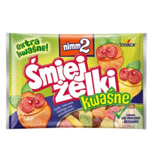Nimm 2 Śmiej Żelki Kwaśne 100g