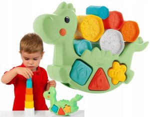Chicco Eco+ Dino 2w1 Sorter Wieża Dinozaur +12m