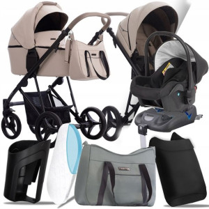 Wózek Bebetto 4w1 Flavio Pro 02 I Kite + Baza Dock