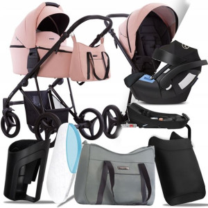Wózek Bebetto 4w1 Flavio Pro 07, Cybex Aton + Baza