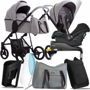 Wózek Bebetto 4w1 Flavio Pro 10 I Cabriofix + Baza