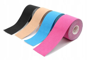 4x Taśma Kinezjologiczna Tape Taping Tejpy 5cm 5m