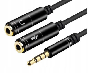 Rozdzielacz Kabel Mini Jack Aux Mikrofon Słuchawki