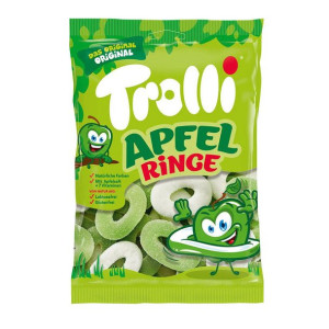 Trolli Apfelringe kwaśne krążki jabłko 200g