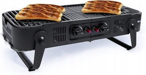 Składany Grill Gazowy Bruzzzler 2-palnikowyo 3,3kw