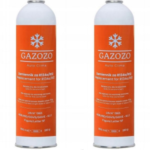 2x GAZ do nabicia klimatyzacji w aucie za R134a