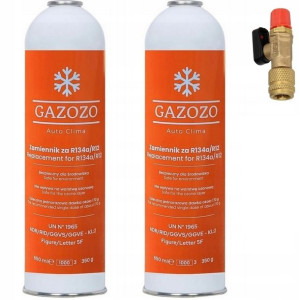 Czynnik do Napełniania Klimatyzacji R-134a + ZAWÓR