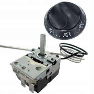 Pokrętło + Termostat T-150 Piekarnika Mastercook