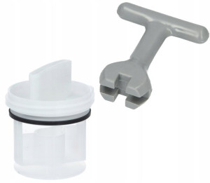 Filtr z Kluczem Pompy do Pralki Bosch Varioperfect