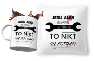 Zestaw Dla Alana Poduszka + Kubek na Prezent