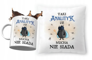 Zestaw Dla Analityka Poduszka + Kubek na Prezent