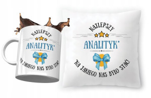 Zestaw Dla Analityka Poduszka + Kubek na Prezent
