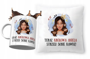 Zestaw Dla Anieli Poduszka + Kubek na Prezent