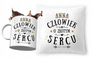 Zestaw Dla Anny Poduszka + Kubek na Prezent