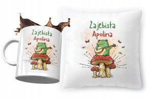 Zestaw Dla Apoliny Poduszka + Kubek na Prezent