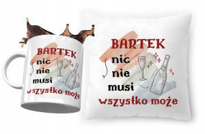 Zestaw Dla Bartka Poduszka + Kubek na Prezent