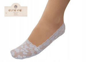 STOPKI BALERINKI DAMSKIE eleganckie koronkowe