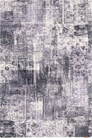 Dywan wełniany do salonu EDDIE Grafitowy DIAMOND