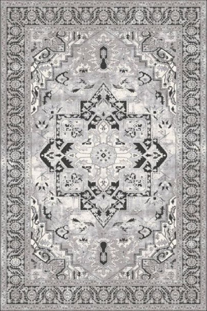 Dywan wełniany do salonu LUNA Szary DIAMOND