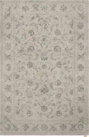 Dywan wełniany do salonu VINTAGE FLORA Beżowy DIAMOND