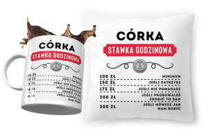 Zestaw Dla Córki Poduszka + Kubek Prezent