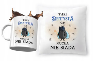 Zestaw Dla Dentysty Poduszka + Kubek na Prezent