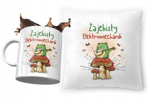 Zestaw Dla Elektromechanika Poduszka + Kubek