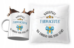 Zestaw Dla Farmaceuty Poduszka + Kubek Prezent