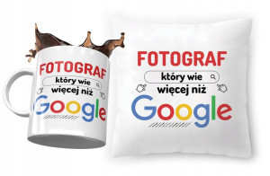 Zestaw Dla Fotografa Poduszka + Kubek na Prezent