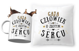 Zestaw Dla Gai Poduszka + Kubek na Prezent