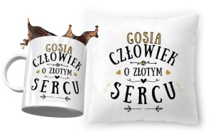 Zestaw Dla Gosi Poduszka + Kubek na Prezent