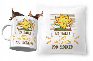 Zestaw Dla Hani Poduszka + Kubek na Prezent