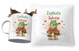 Zestaw Dla Jadwigi Poduszka + Kubek na Prezent