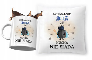 Zestaw Dla Juli Poduszka + Kubek na Prezent