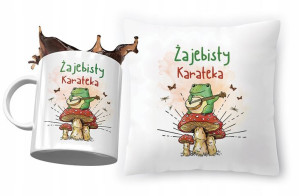 Zestaw Dla Karateki Poduszka + Kubek na Prezent