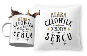 Zestaw Dla Klary Poduszka + Kubek na Prezent