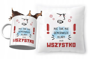 Zestaw Dla Klary Poduszka + Kubek na Prezent