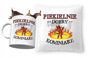 Zestaw Dla Kominiarza Poduszka + Kubek na Prezent