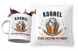 Zestaw Dla Kornela Poduszka + Kubek na Prezent