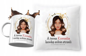 Zestaw Dla Korneli Poduszka + Kubek na Prezent