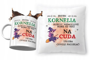 Zestaw Dla Korneli Poduszka + Kubek na Prezent