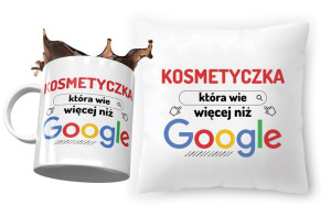 Zestaw Dla Kosmetyczki Poduszka + Kubek na Prezent