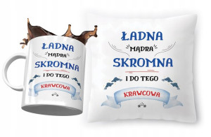 Zestaw Dla Krawcowej Poduszka + Kubek na Prezent
