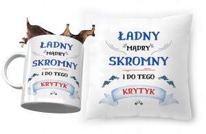 Zestaw Dla Krytyka Poduszka + Kubek na Prezent