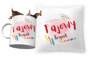 Zestaw Dla Krzyśka Poduszka + Kubek na Prezent