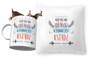 Zestaw Dla Księdza Poduszka + Kubek na Prezent