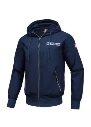 Kurtka męska wiosenna Pit Bull West Coast Athletic Logo Navy przejściowa