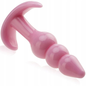 Sex Korek Analny Z Rączką Kulkowy Anal Plug Sonda